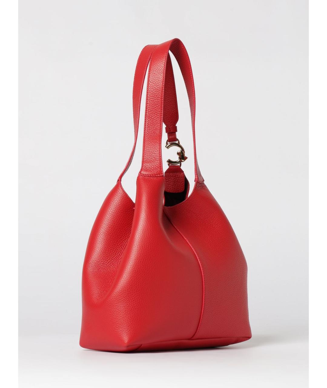 COCCINELLE Красная кожаная сумка через плечо, фото 2