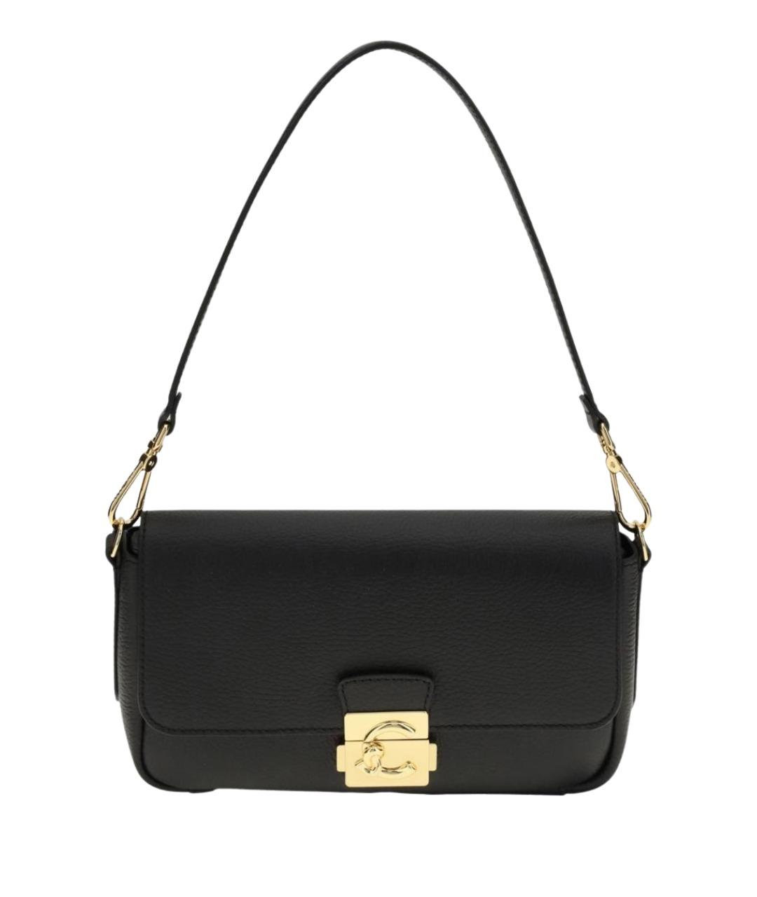 COCCINELLE Черная кожаная сумка через плечо, фото 1