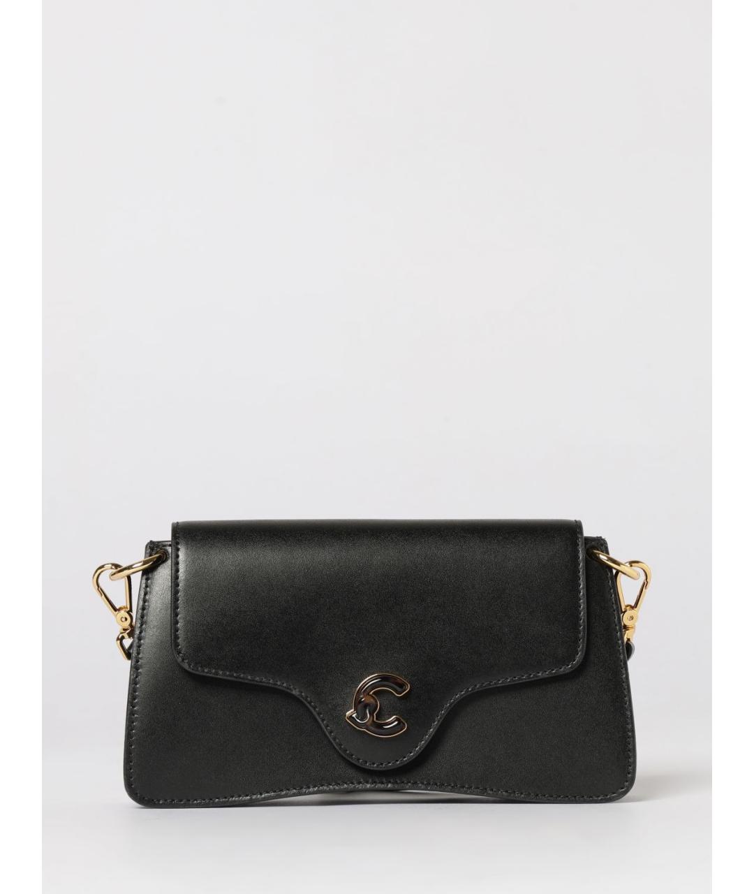 COCCINELLE Черная кожаная сумка через плечо, фото 4