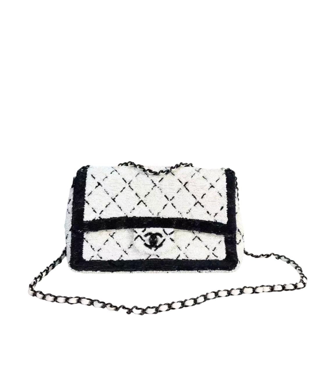 CHANEL Белая сумка через плечо, фото 7