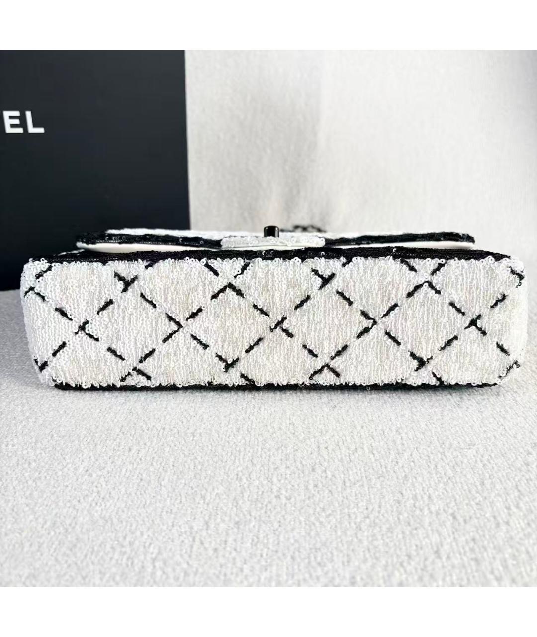 CHANEL Белая сумка через плечо, фото 5