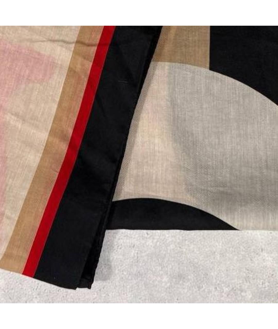 BURBERRY Бежевый кашемировый платок, фото 2