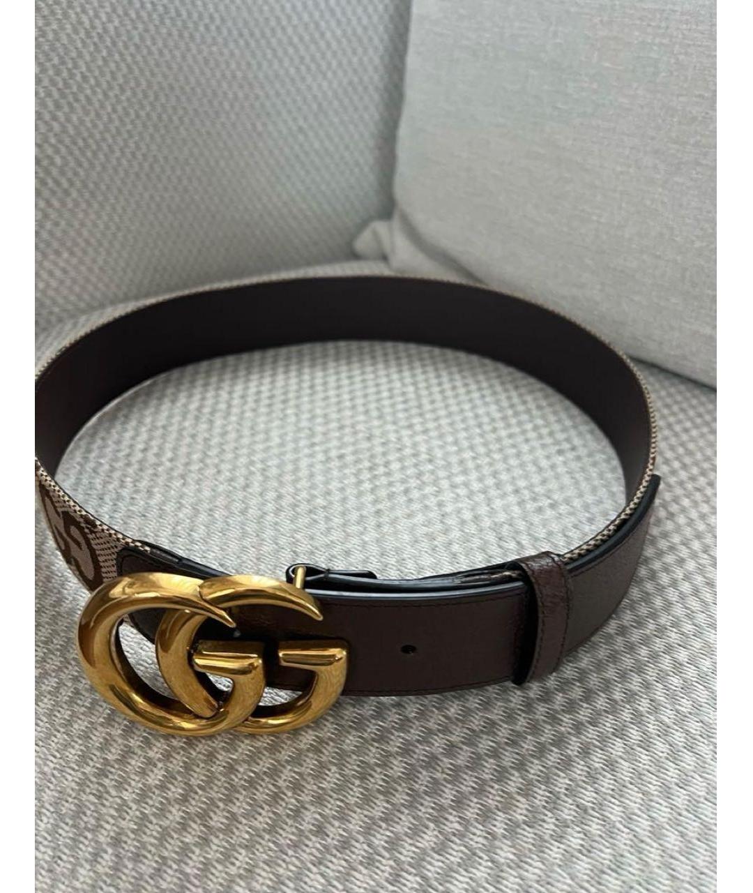 GUCCI Коричневый кожаный ремень, фото 4