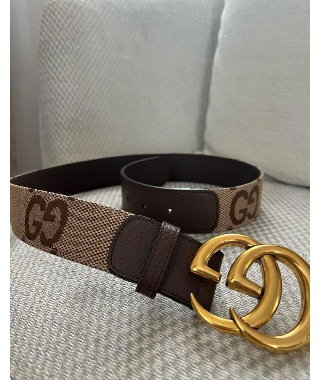 GUCCI Коричневый кожаный ремень, фото 2