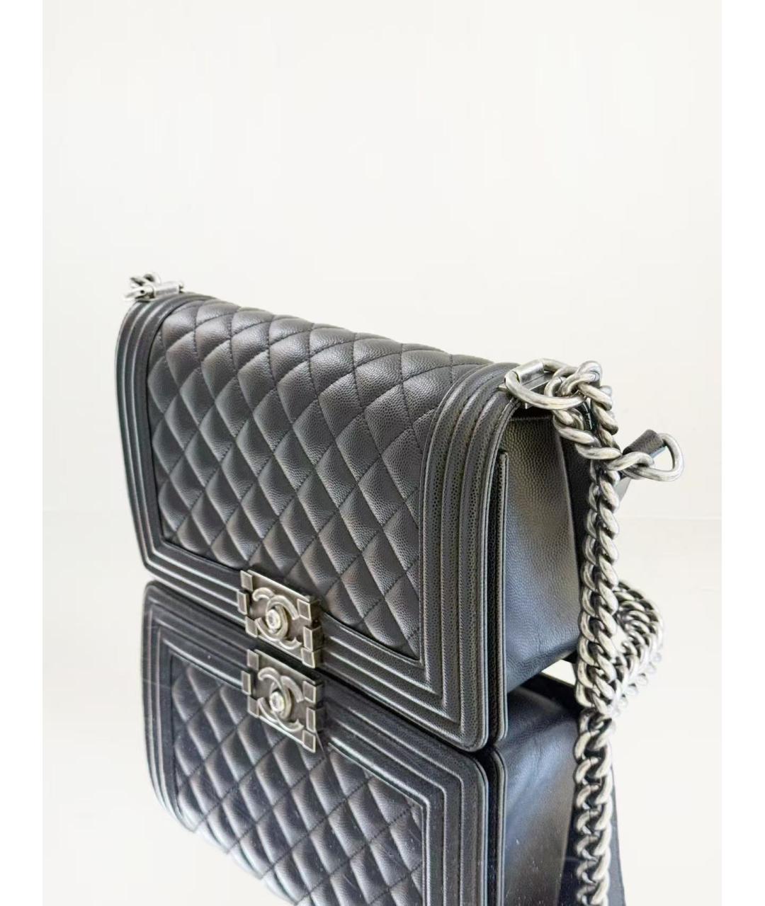 CHANEL Кожаная сумка через плечо, фото 4