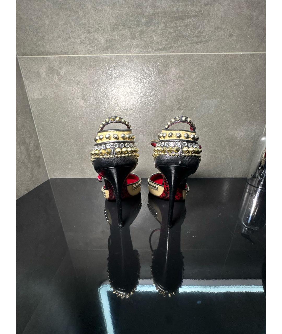 CESARE PACIOTTI Мульти кожаные босоножки, фото 4