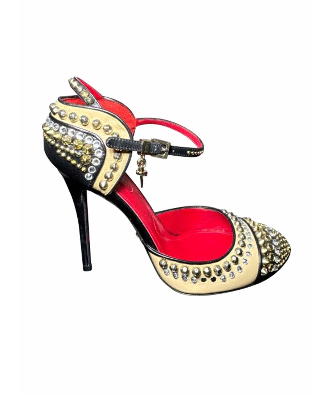 CESARE PACIOTTI Мульти кожаные босоножки, фото 1