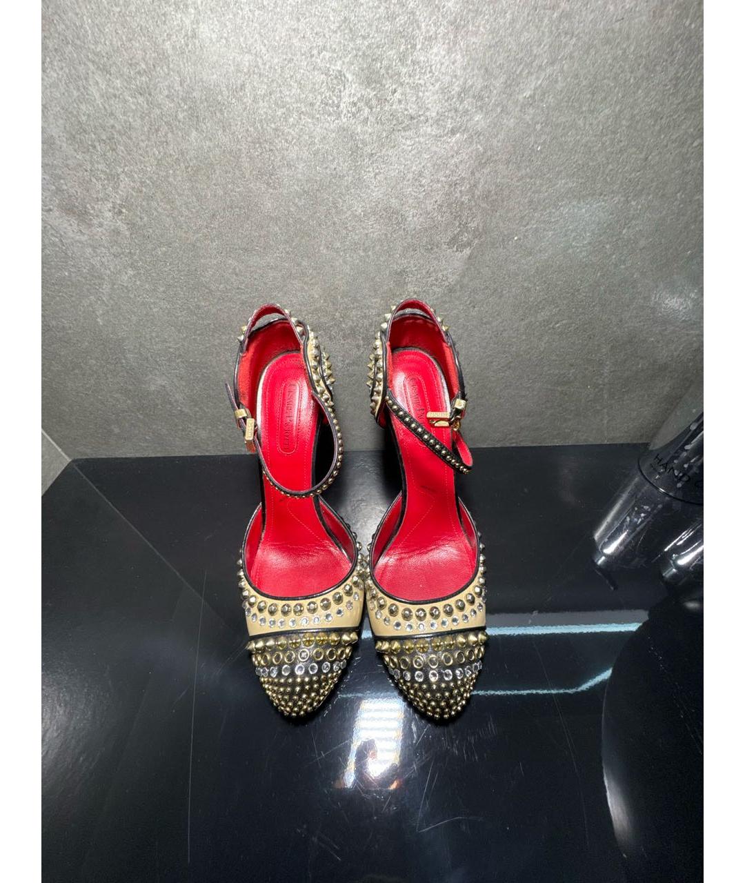 CESARE PACIOTTI Мульти кожаные босоножки, фото 2