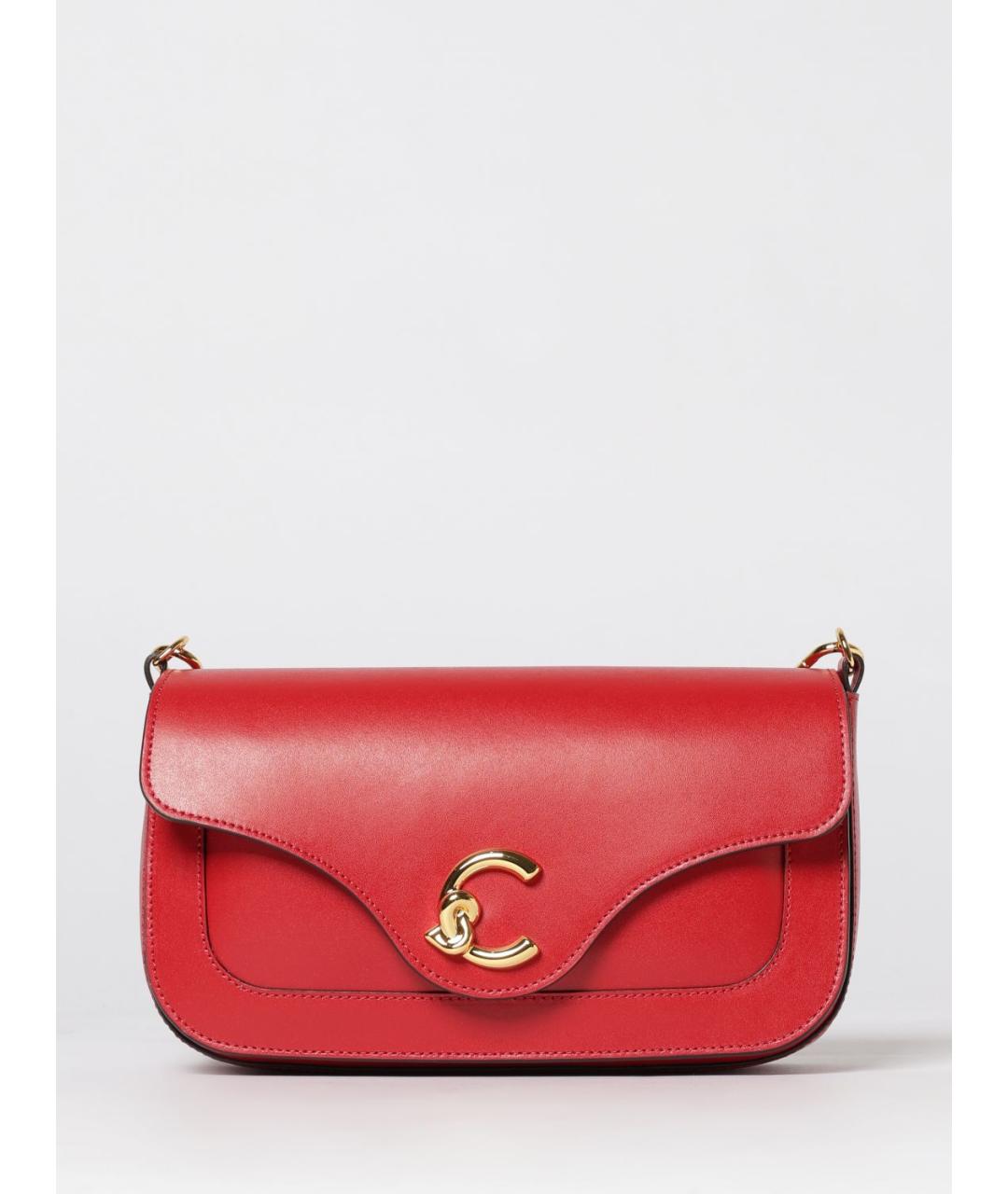 COCCINELLE Красная кожаная сумка через плечо, фото 5