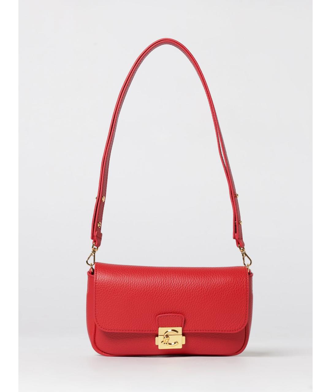 COCCINELLE Красная кожаная сумка через плечо, фото 5