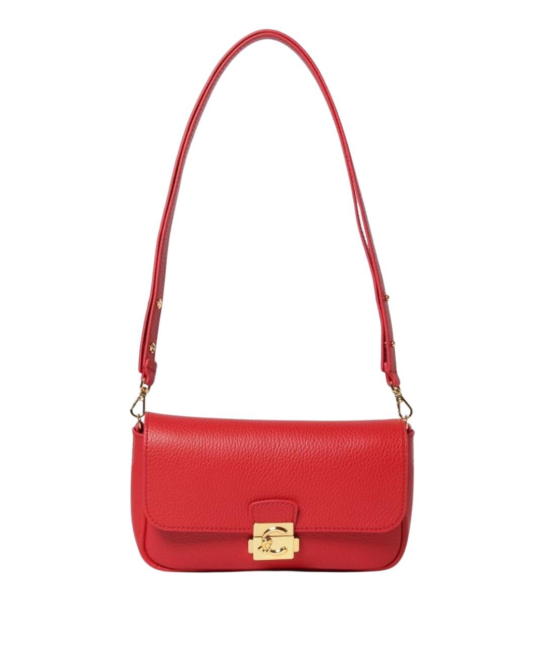 COCCINELLE Красная кожаная сумка через плечо, фото 1