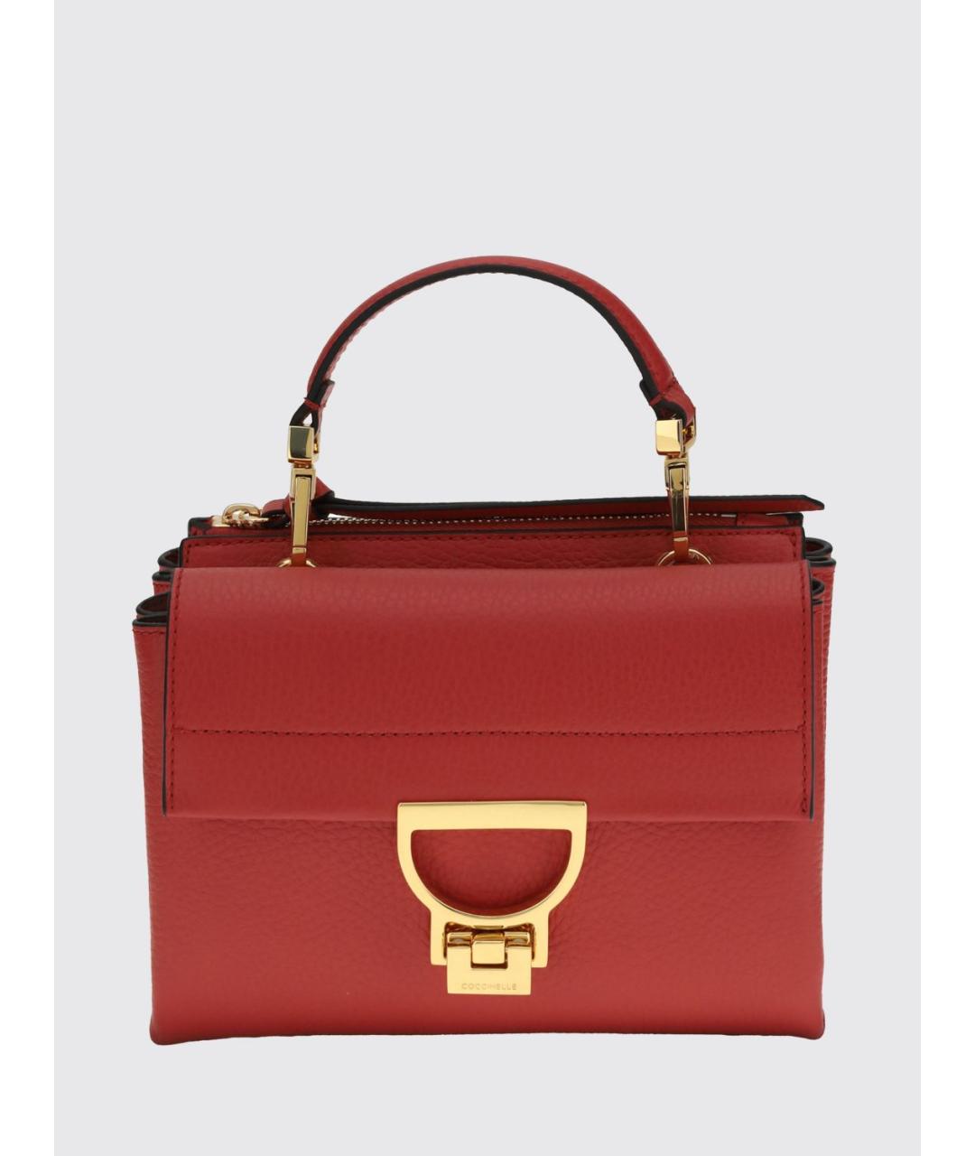 COCCINELLE Красная кожаная сумка через плечо, фото 4