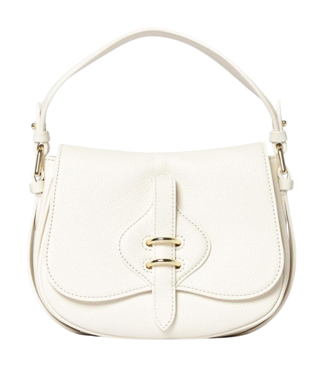 COCCINELLE Белая кожаная сумка через плечо, фото 1