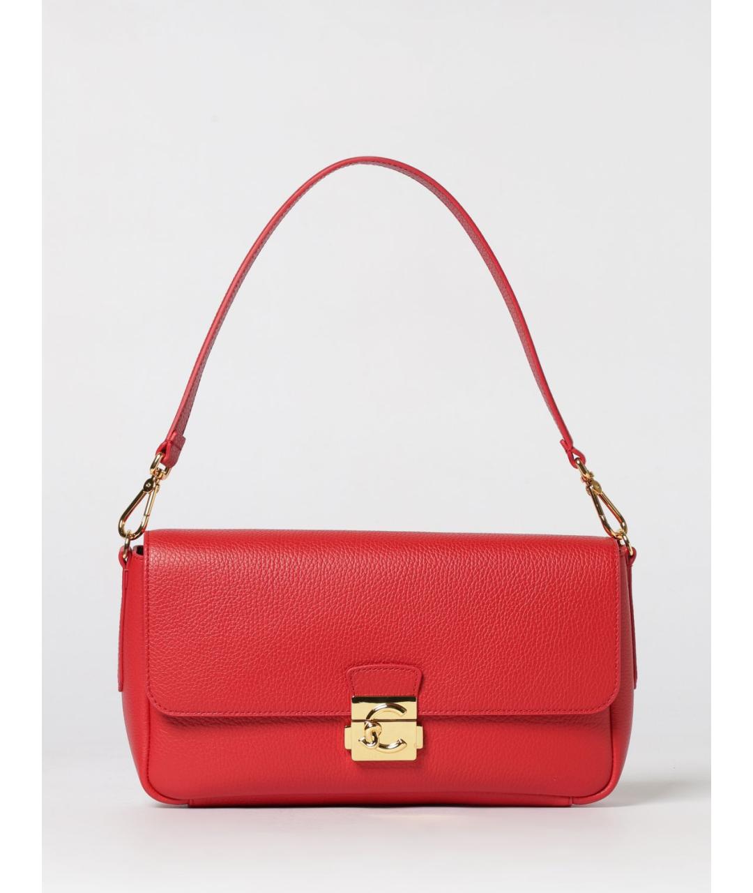 COCCINELLE Красная кожаная сумка через плечо, фото 4
