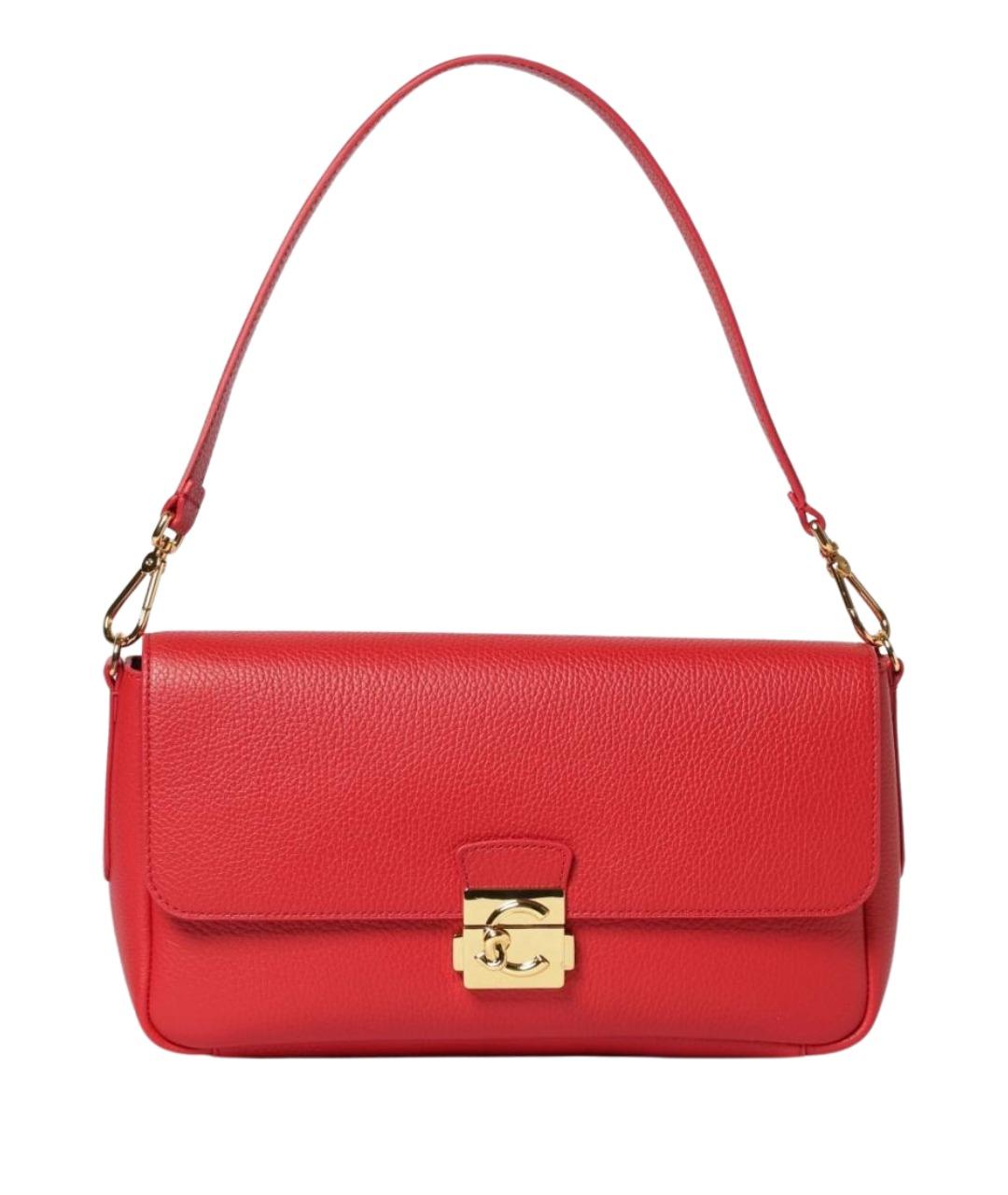 COCCINELLE Красная кожаная сумка через плечо, фото 1