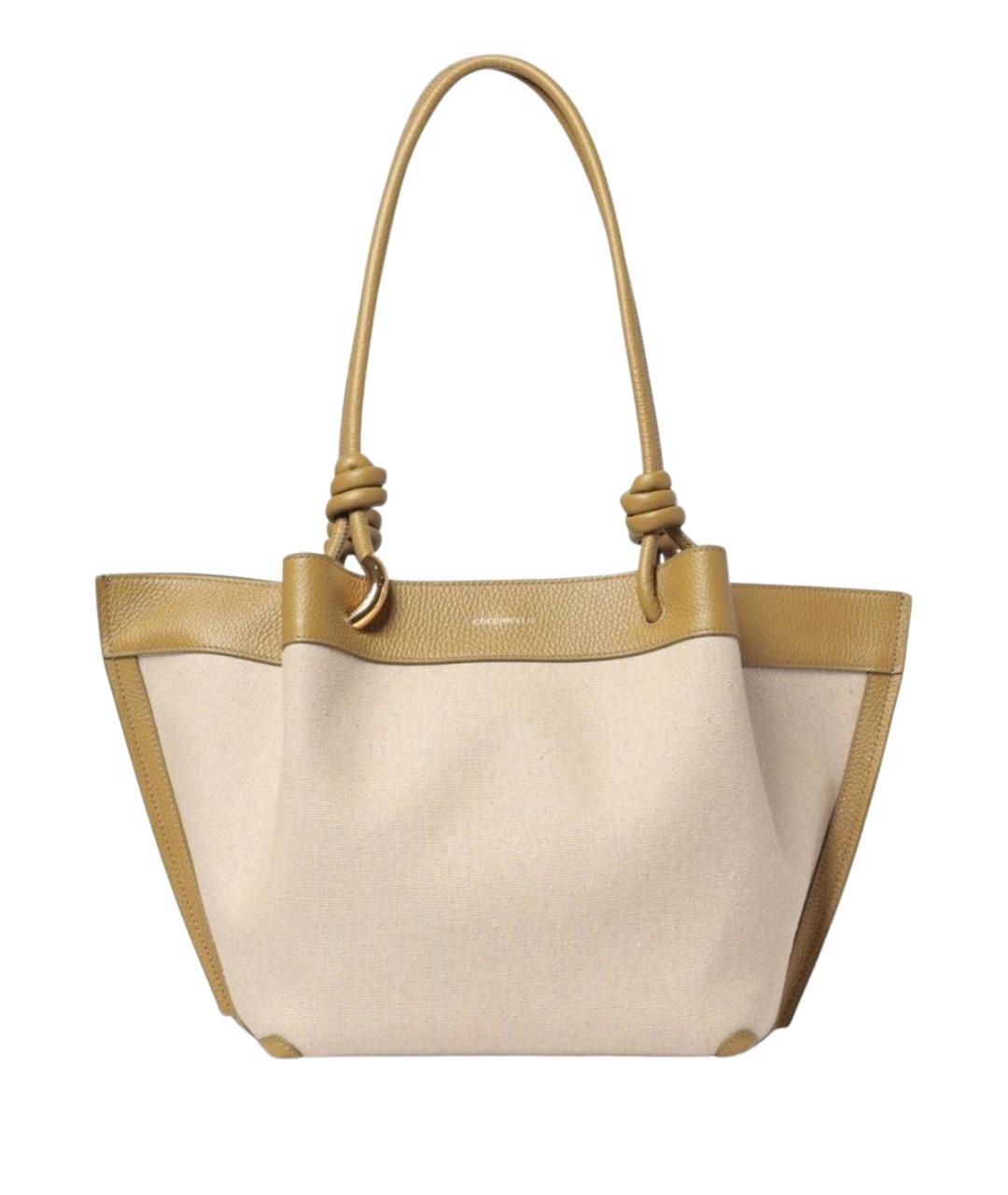 COCCINELLE Бежевая сумка тоут, фото 1