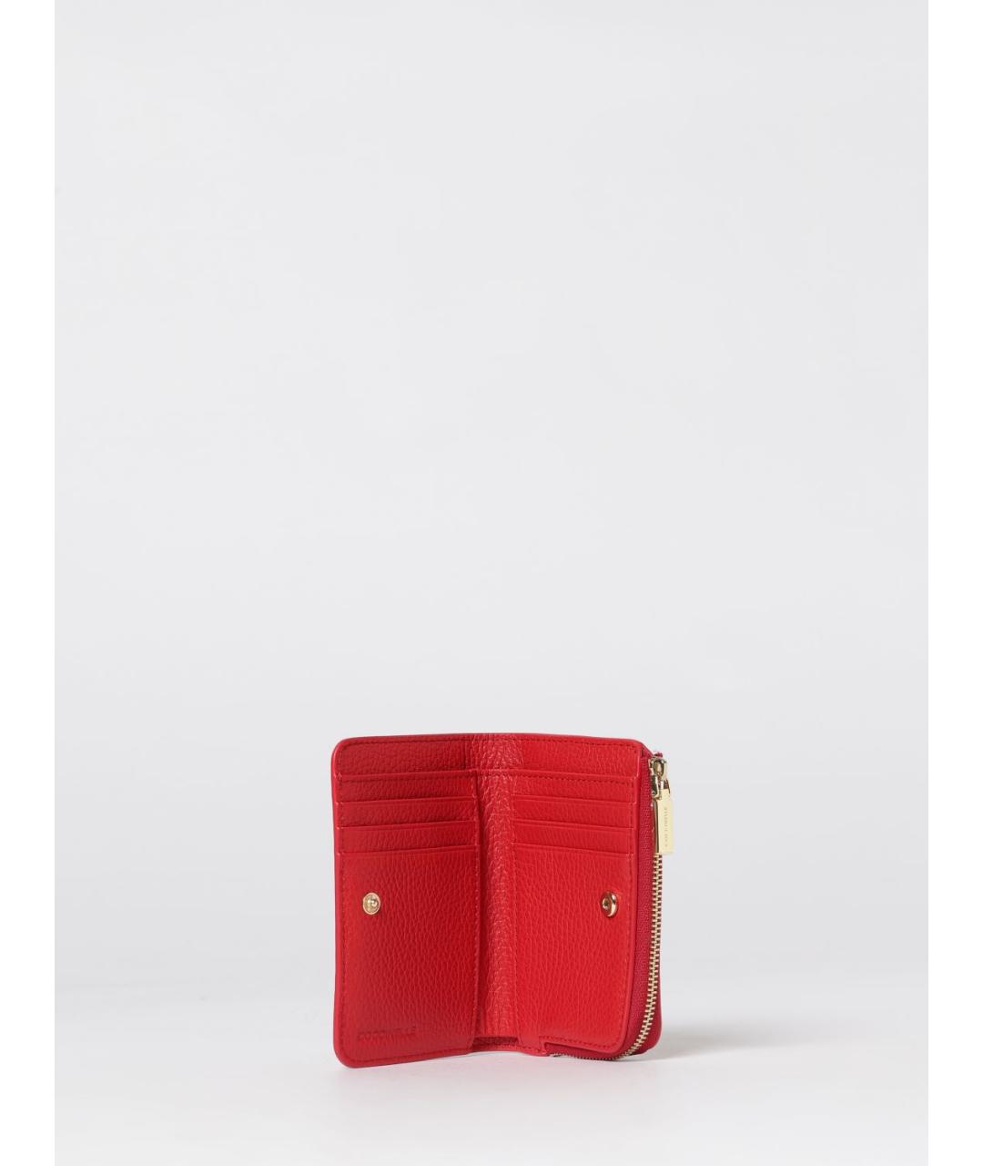 COCCINELLE Красный кожаный кошелек, фото 2