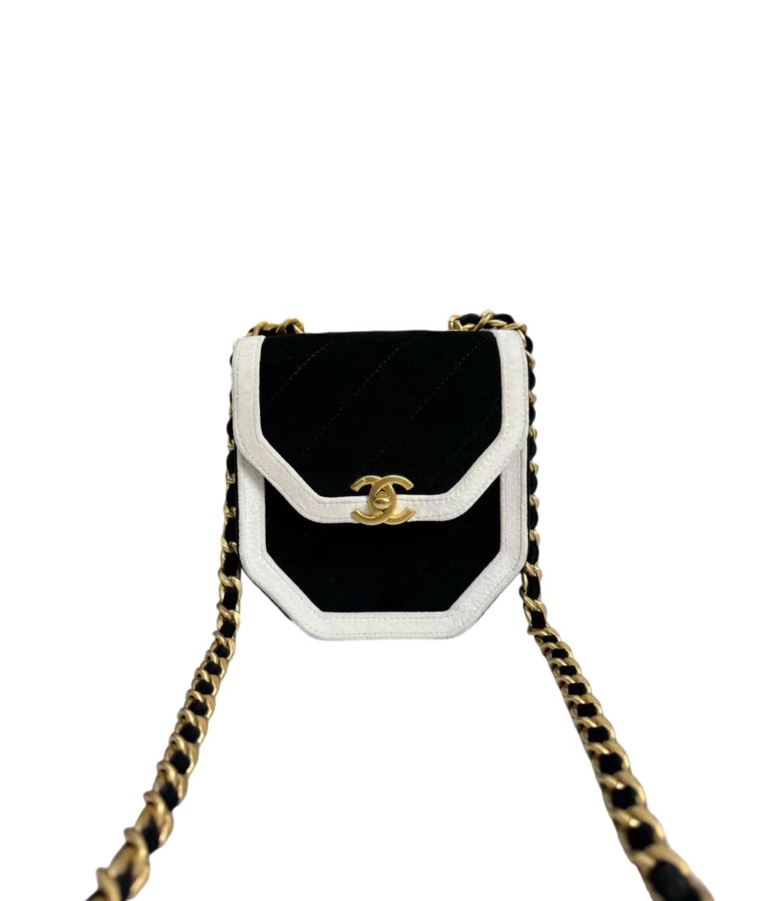 CHANEL Черная сумка через плечо, фото 5