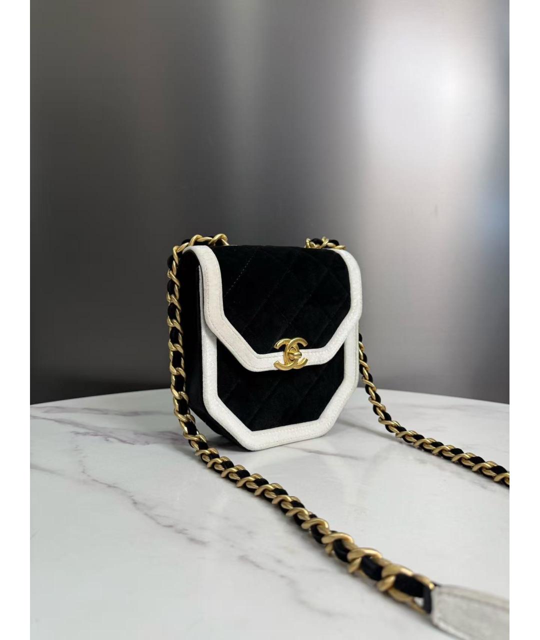 CHANEL Черная сумка через плечо, фото 3