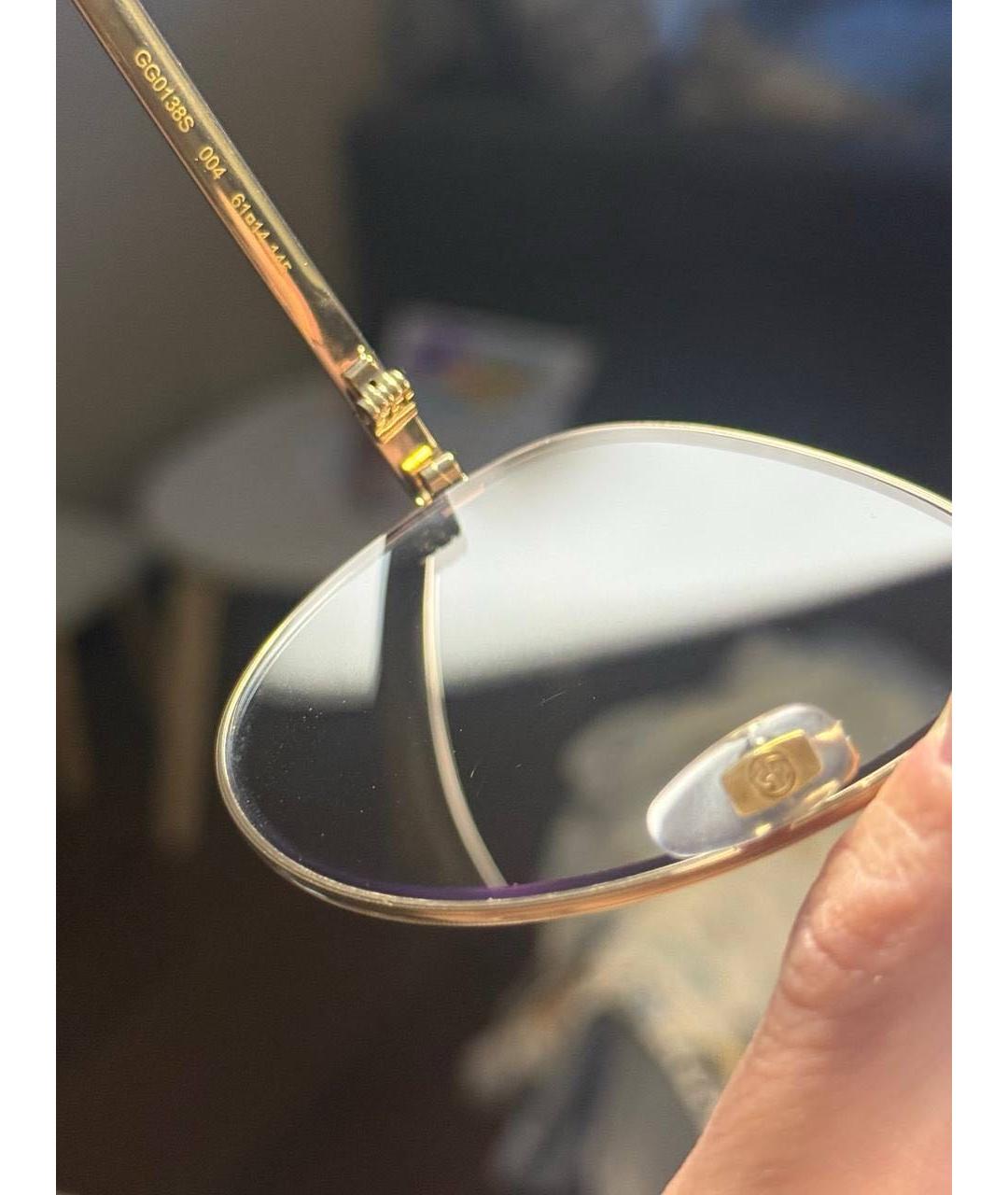 GUCCI Металлические солнцезащитные очки, фото 3