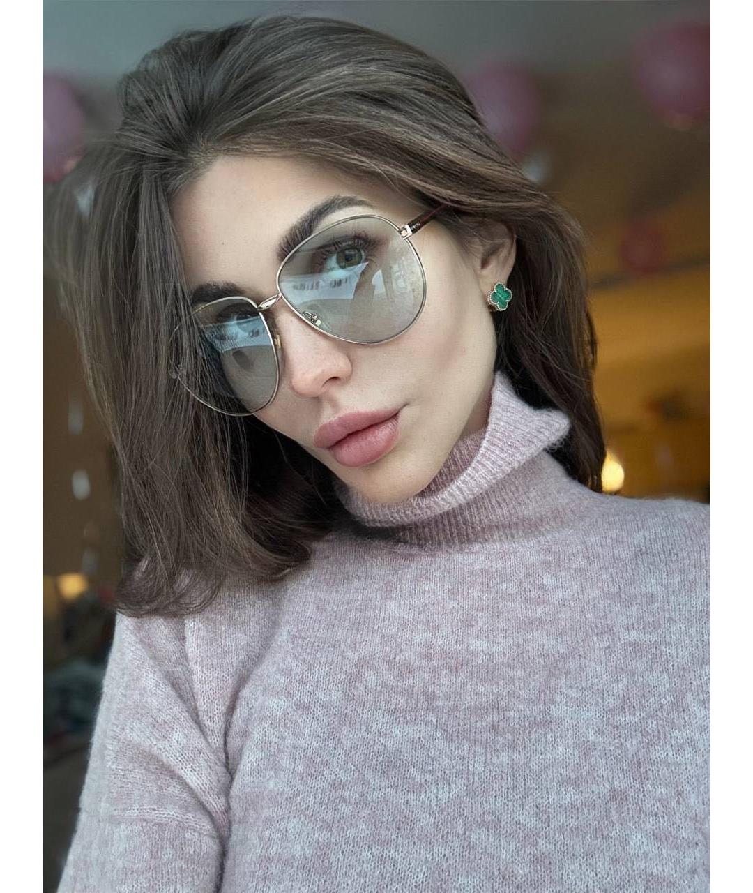 GUCCI Металлические солнцезащитные очки, фото 5