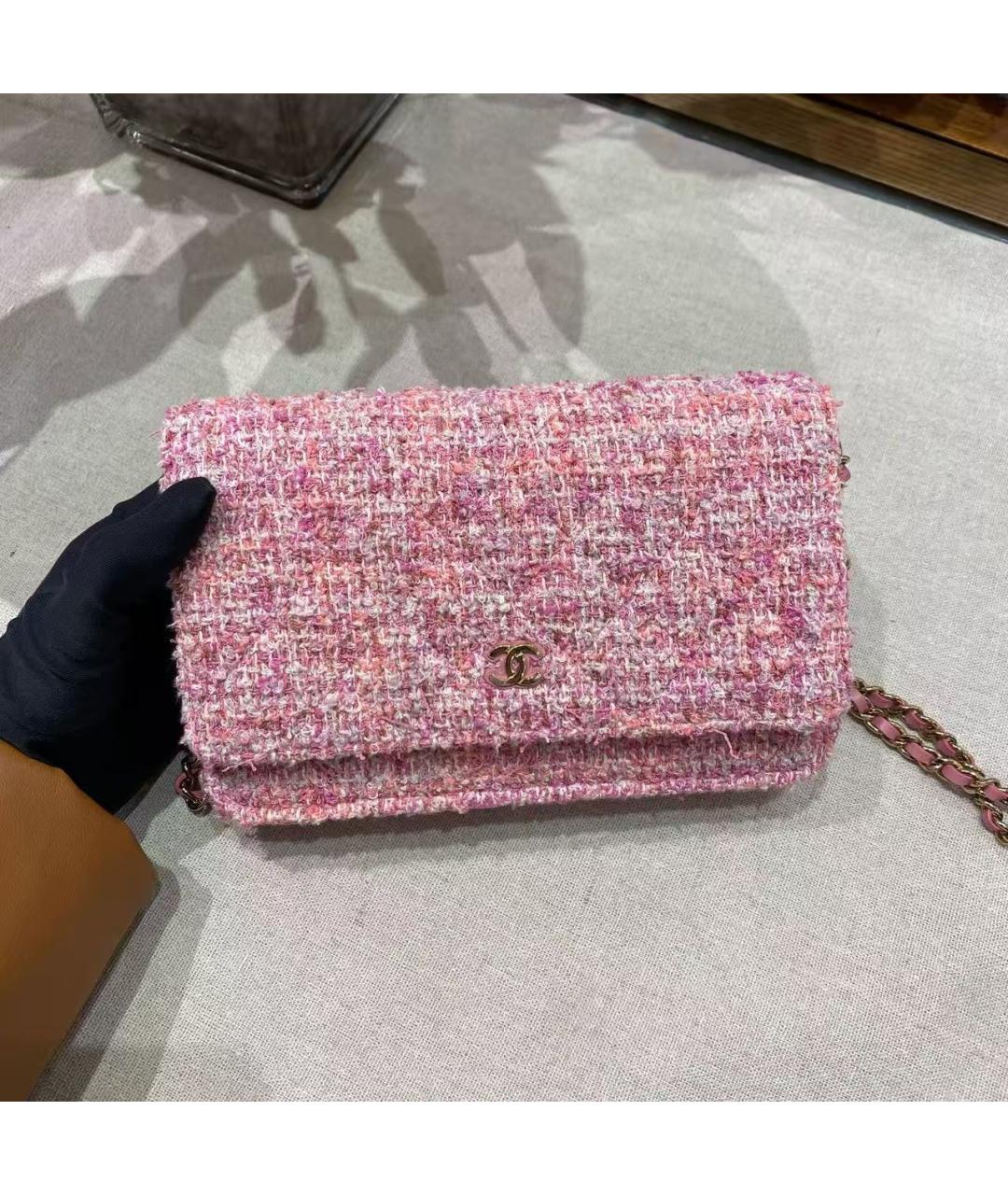 CHANEL Розовая сумка через плечо, фото 3