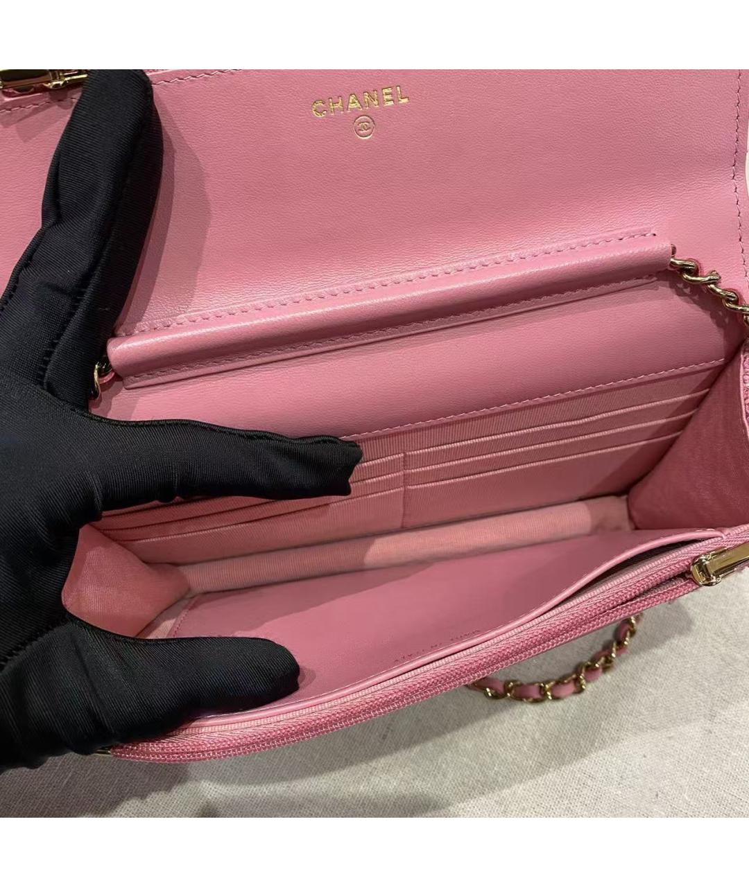 CHANEL Розовая сумка через плечо, фото 6