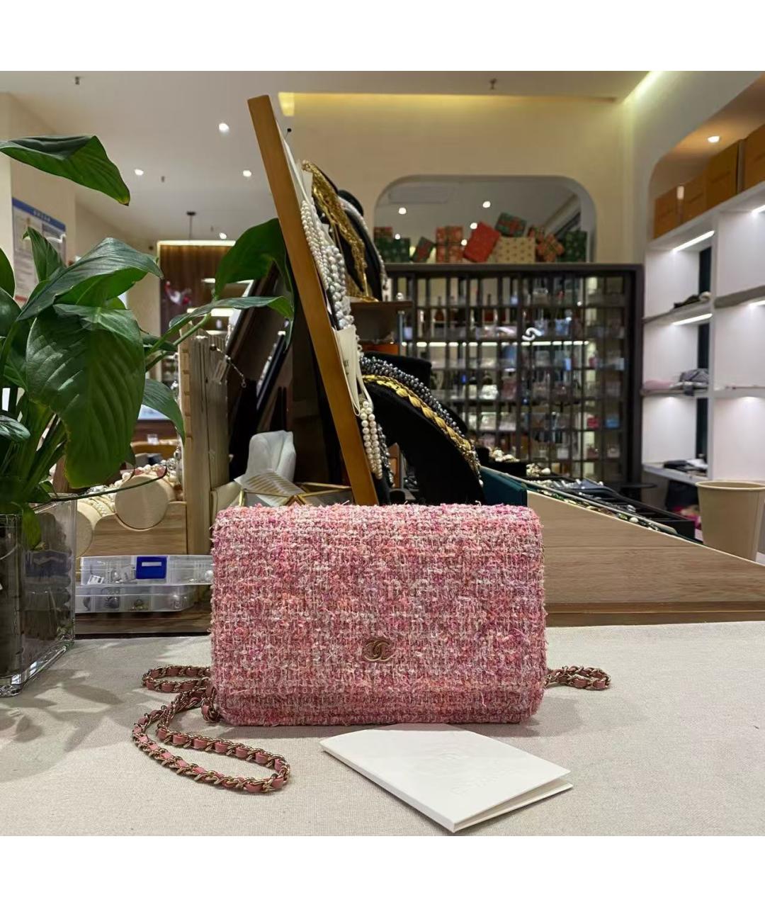 CHANEL Розовая сумка через плечо, фото 2