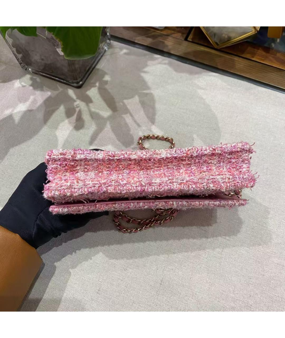 CHANEL Розовая сумка через плечо, фото 5