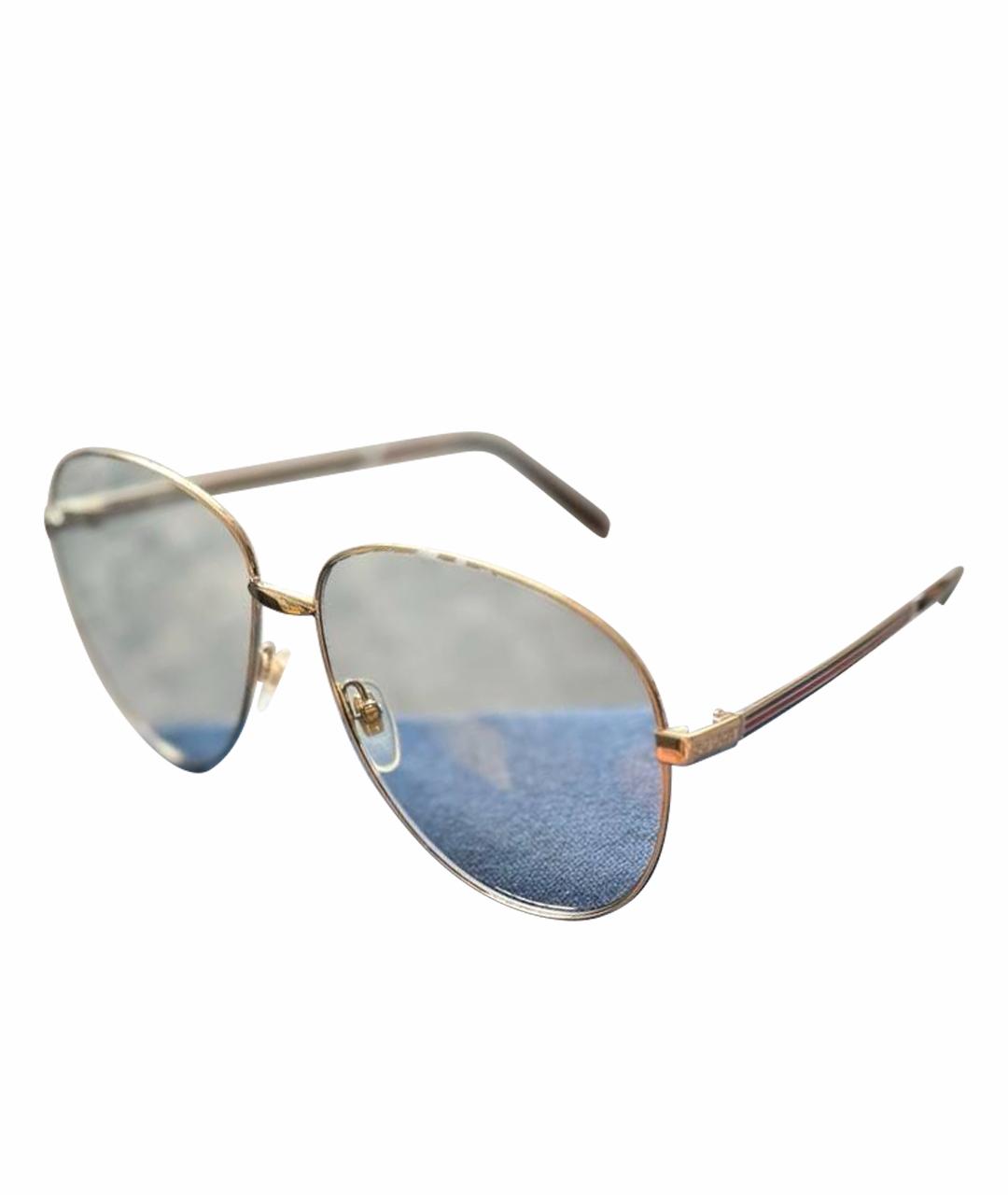 GUCCI Металлические солнцезащитные очки, фото 1