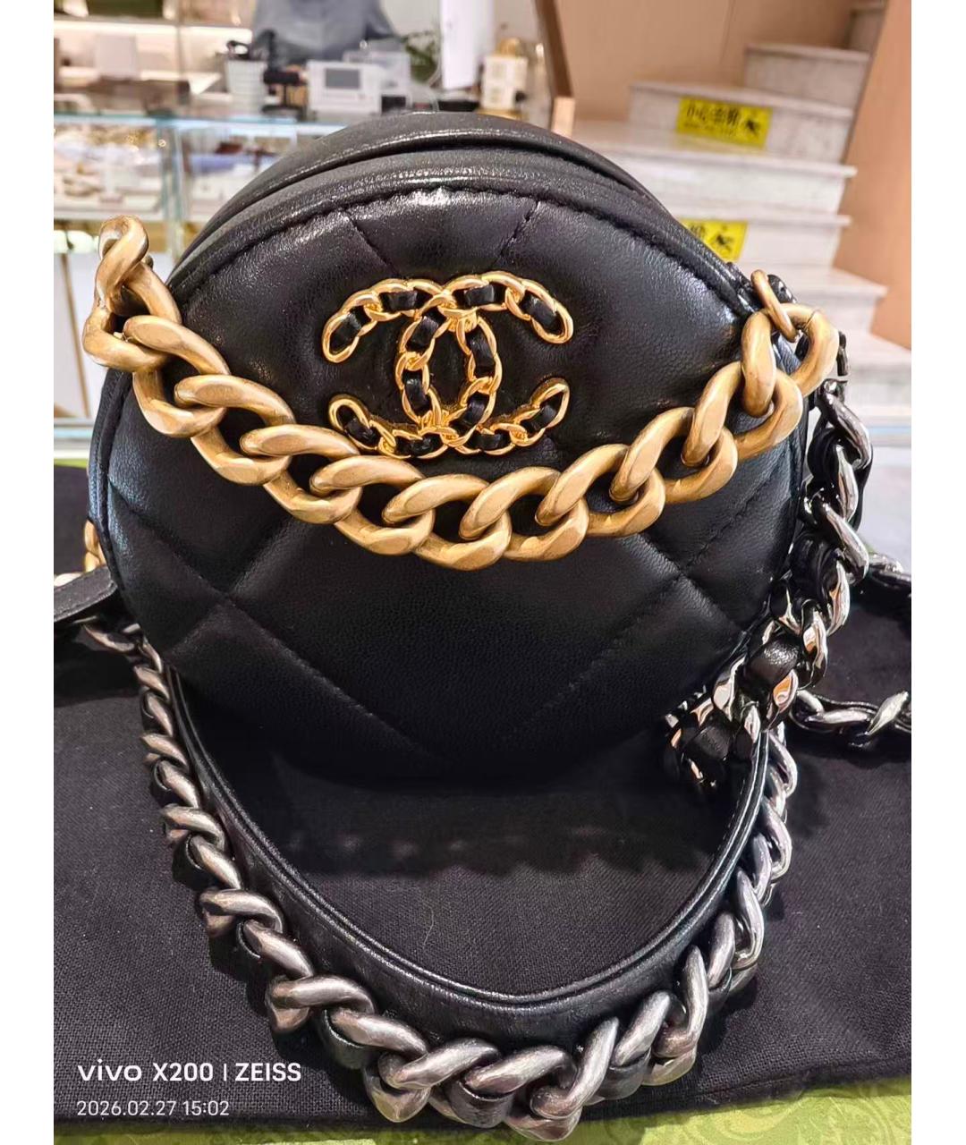 CHANEL Черная сумка через плечо, фото 2