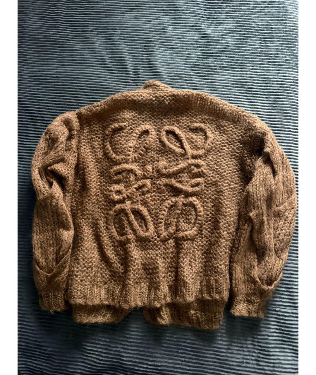 LOEWE Коричневый джемпер / свитер, фото 5