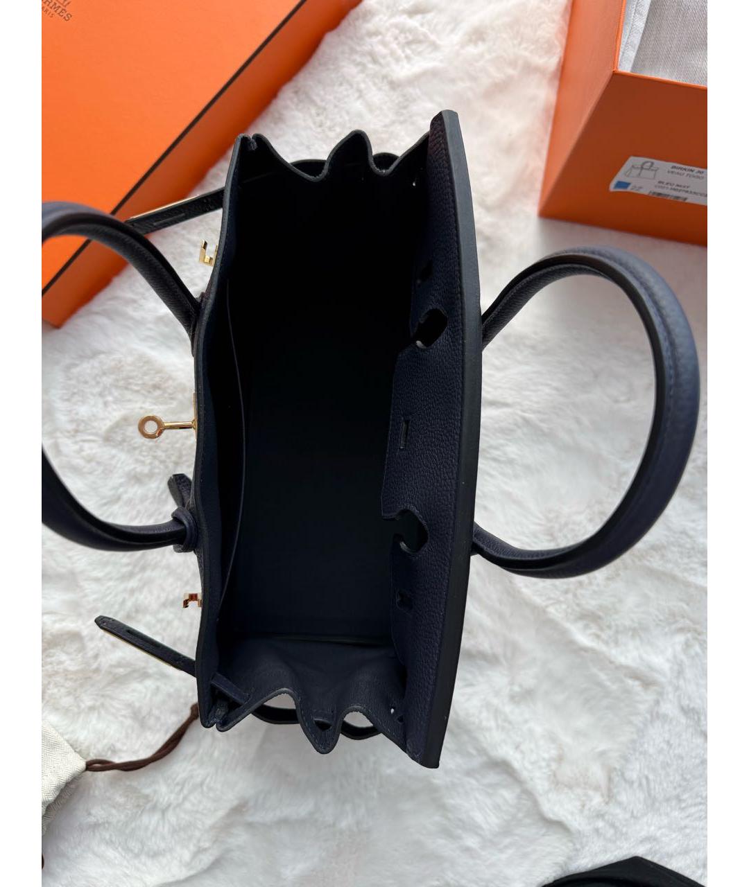 HERMES Кожаная сумка тоут, фото 6