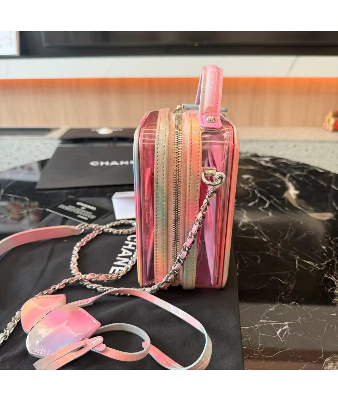 CHANEL Розовая сумка через плечо, фото 4