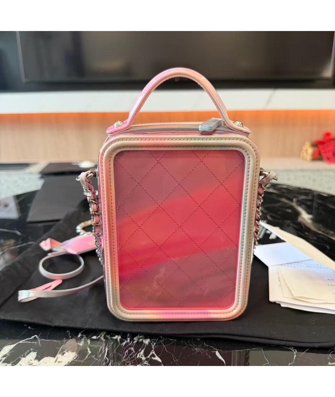 CHANEL Розовая сумка через плечо, фото 3