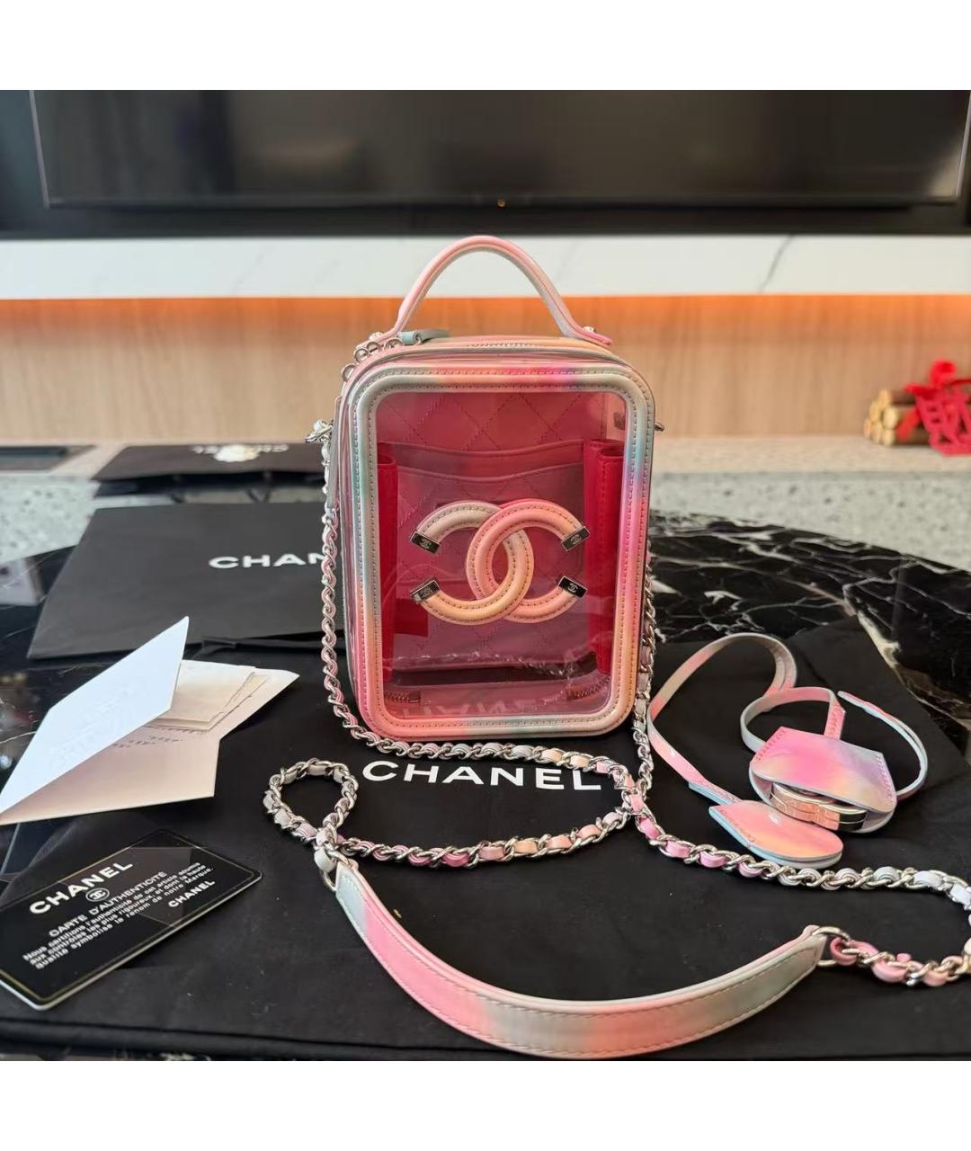 CHANEL Розовая сумка через плечо, фото 2