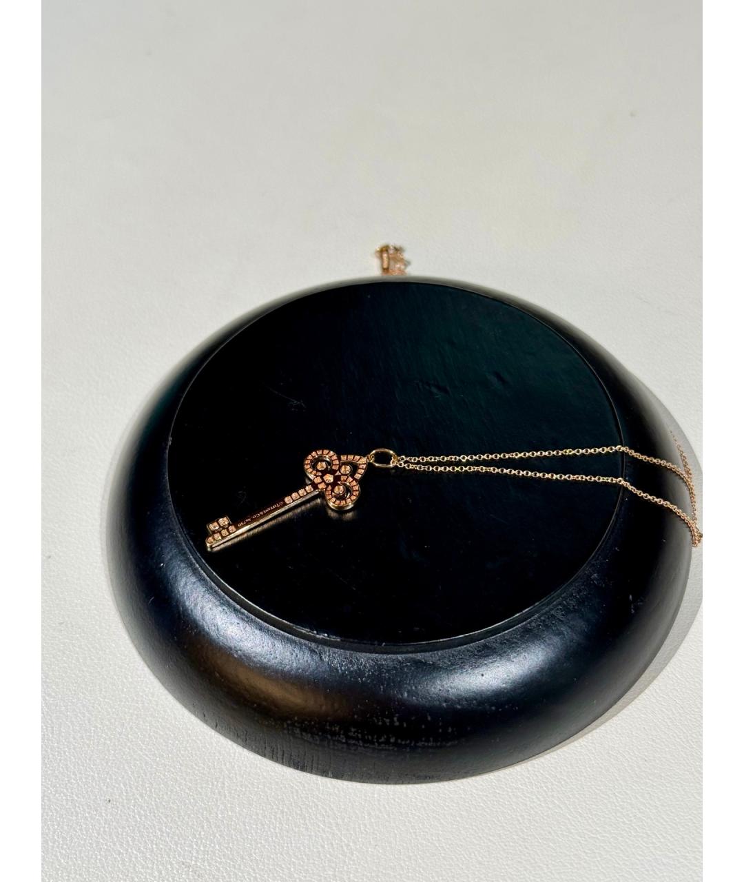 TIFFANY&CO Золотая подвеска из розового золота, фото 5