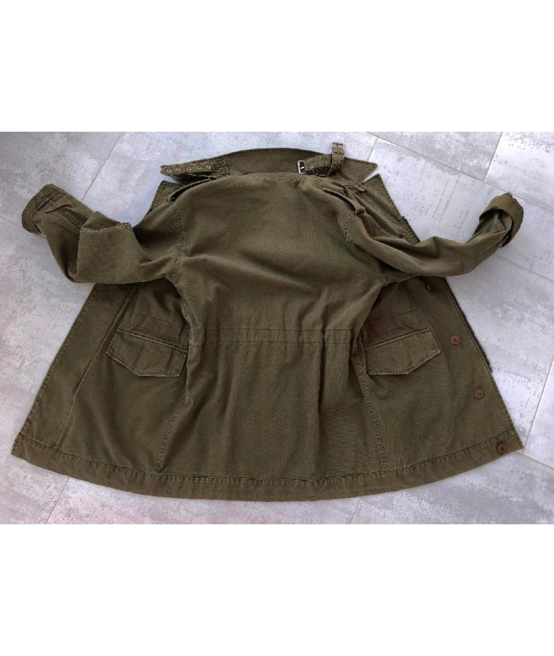 SAINT LAURENT Хаки хлопковая парка, фото 2