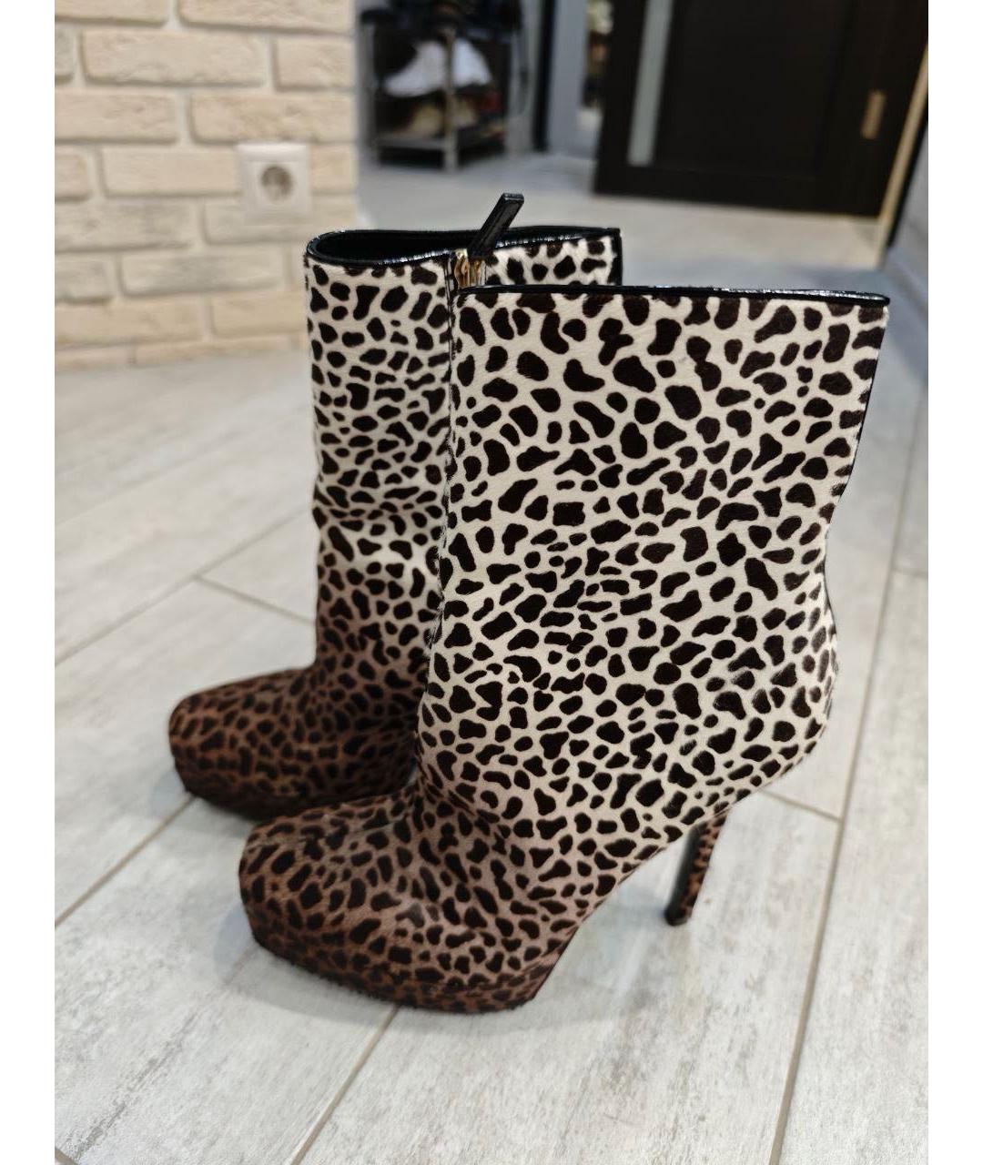 GUCCI Кожаные ботильоны, фото 6