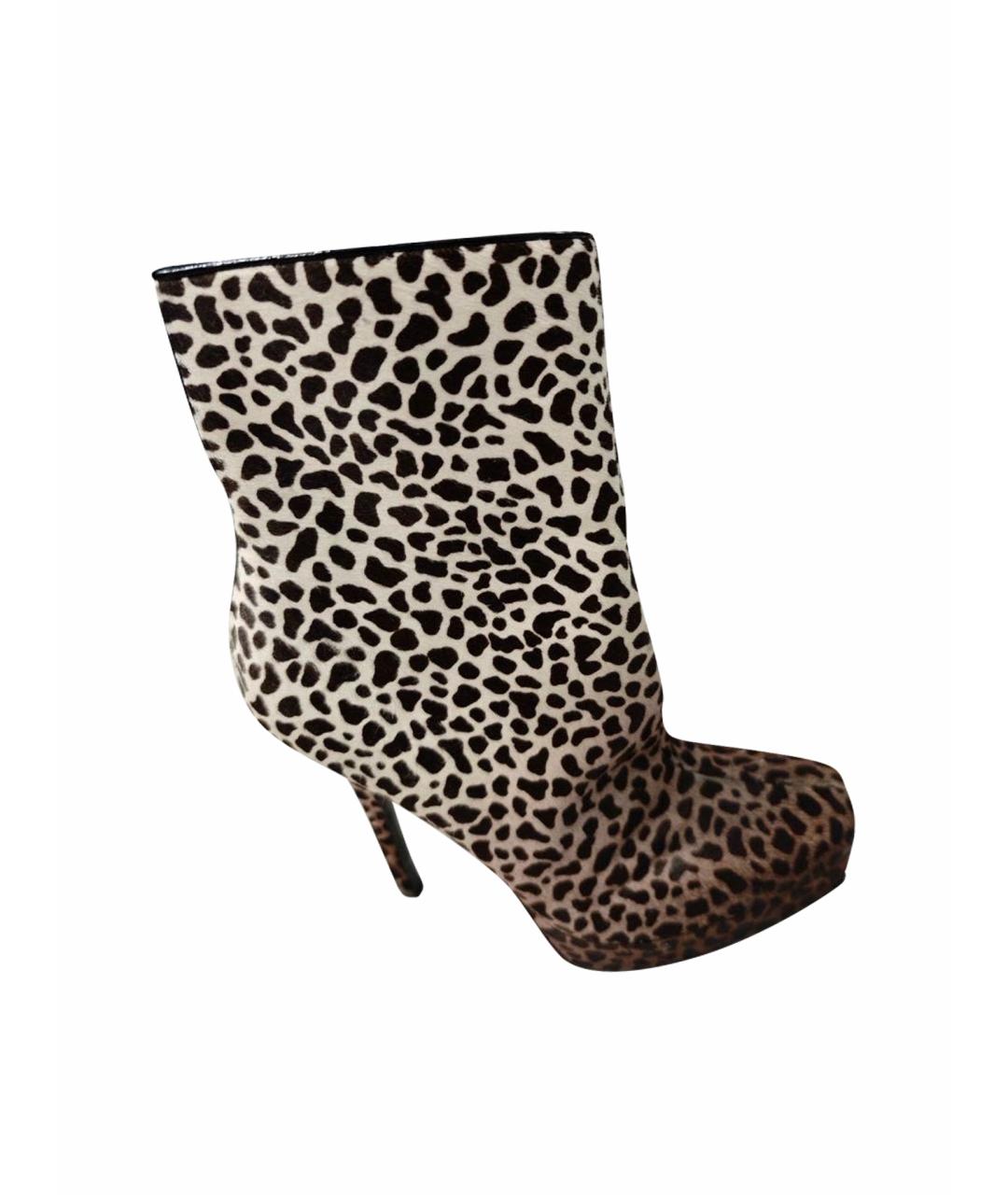 GUCCI Кожаные ботильоны, фото 1