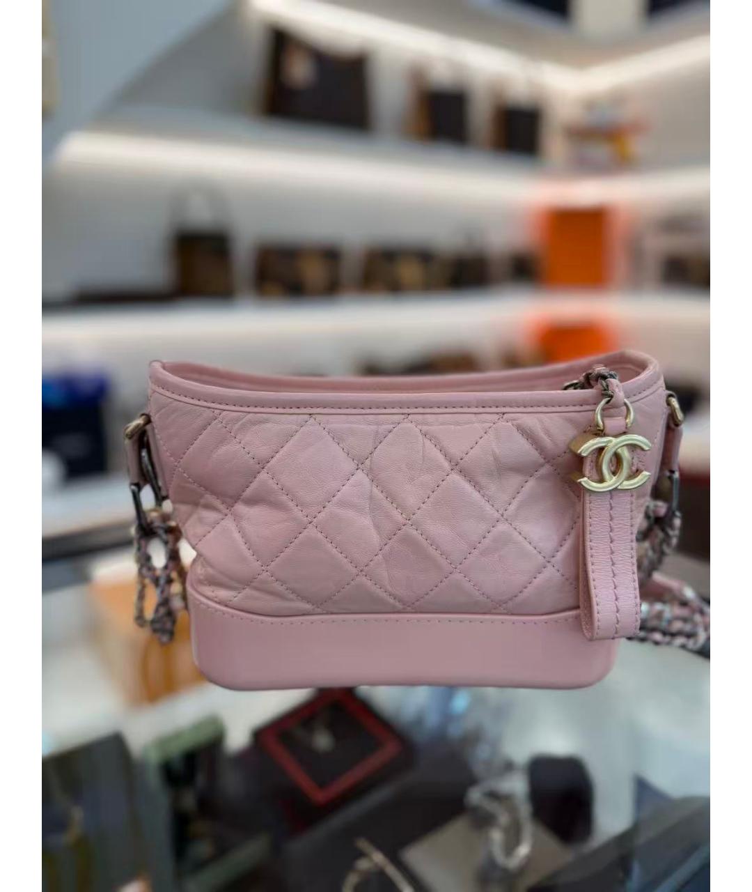 CHANEL Розовая сумка через плечо, фото 4