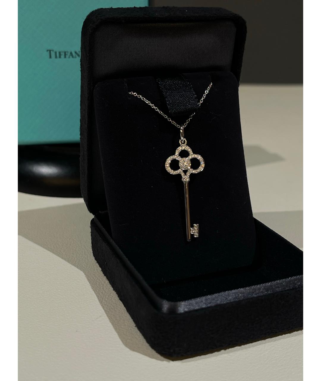 TIFFANY&CO Серебряная подвеска из белого золота, фото 4