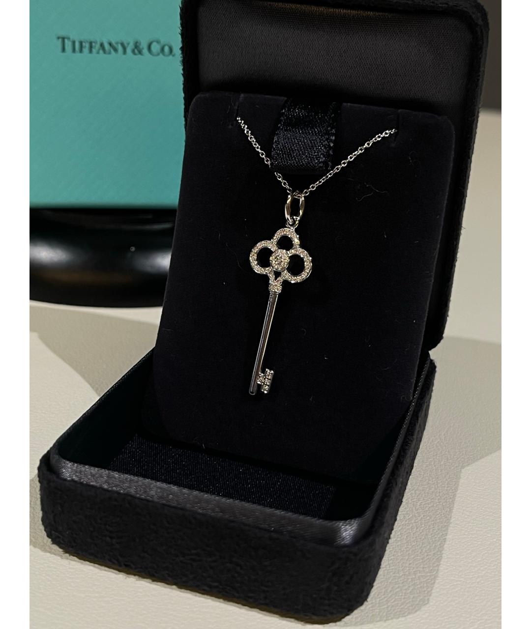 TIFFANY&CO Серебряная подвеска из белого золота, фото 5