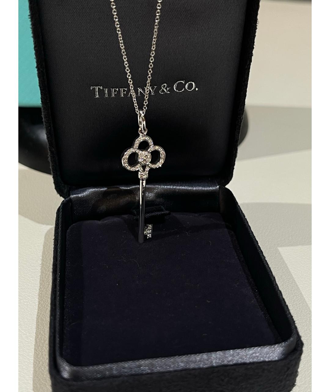 TIFFANY&CO Серебряная подвеска из белого золота, фото 3