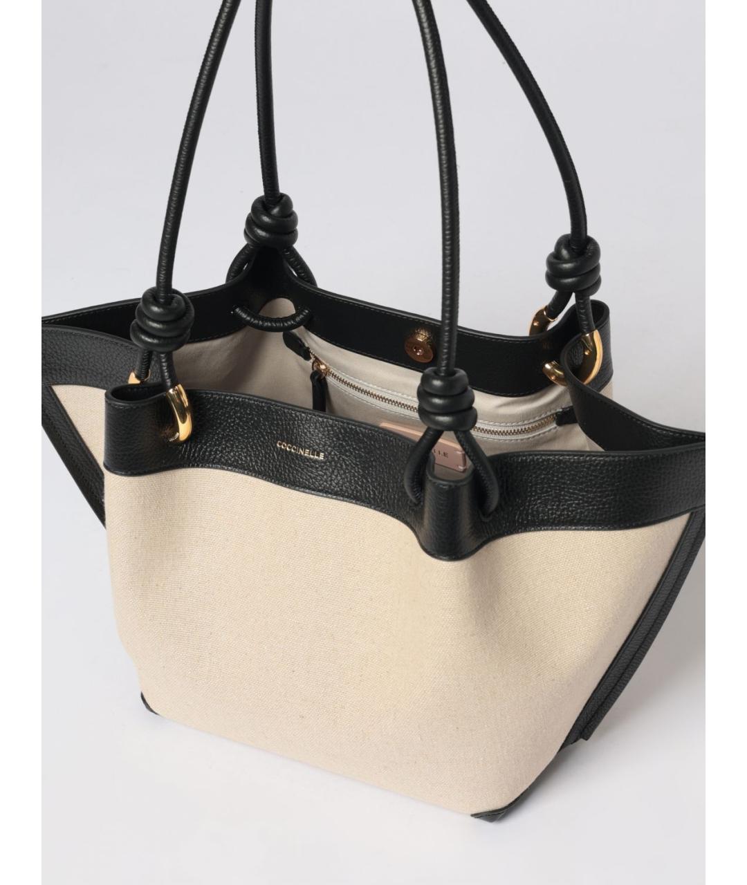 COCCINELLE Бежевая сумка тоут, фото 3