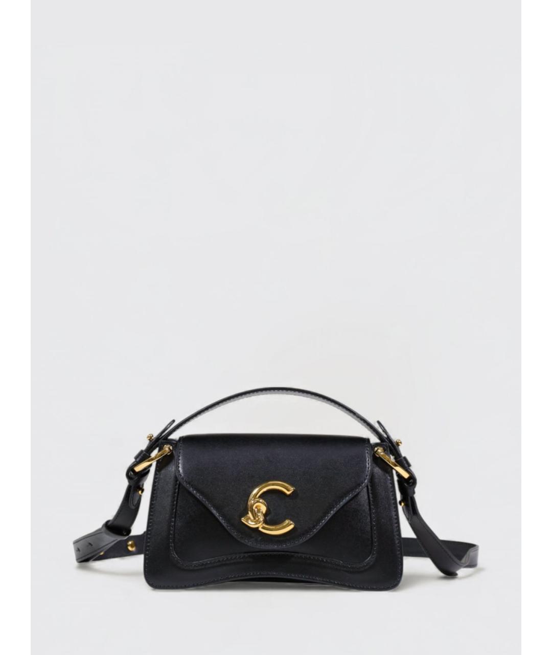 COCCINELLE Черная кожаная сумка через плечо, фото 4