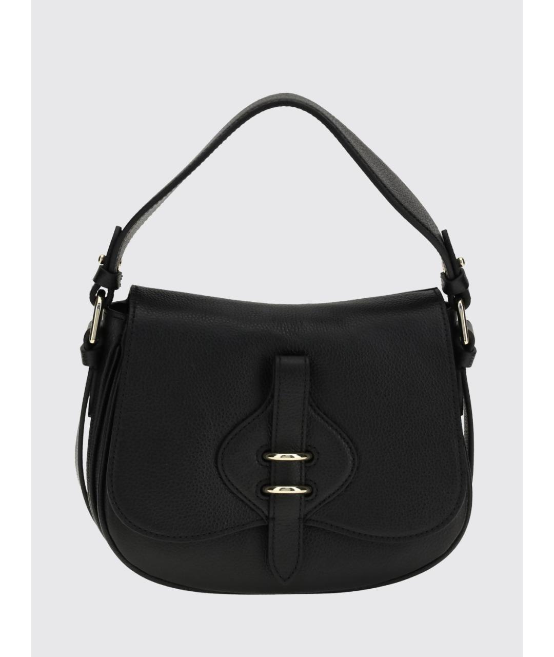 COCCINELLE Черная кожаная сумка через плечо, фото 4