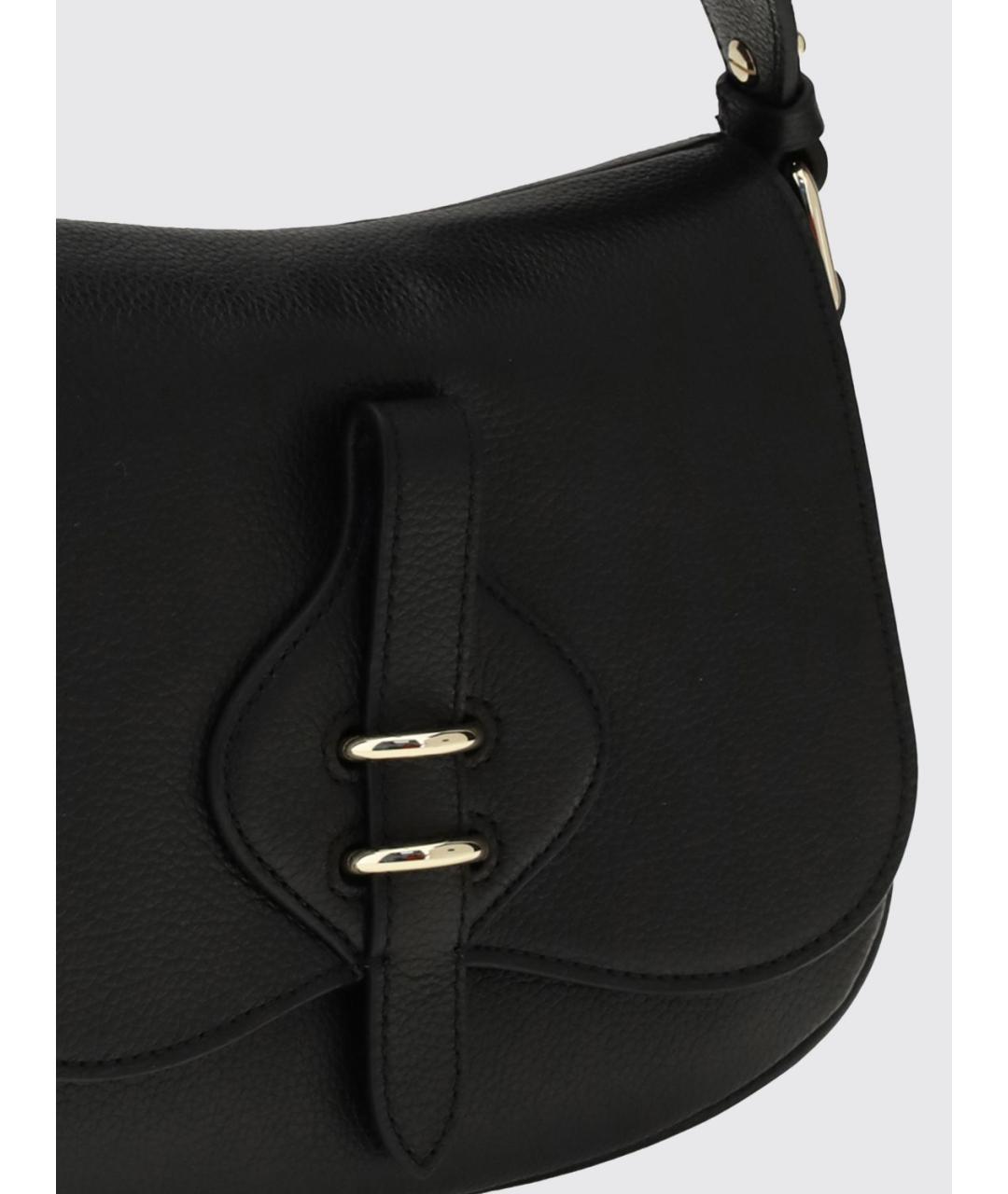 COCCINELLE Черная кожаная сумка через плечо, фото 3