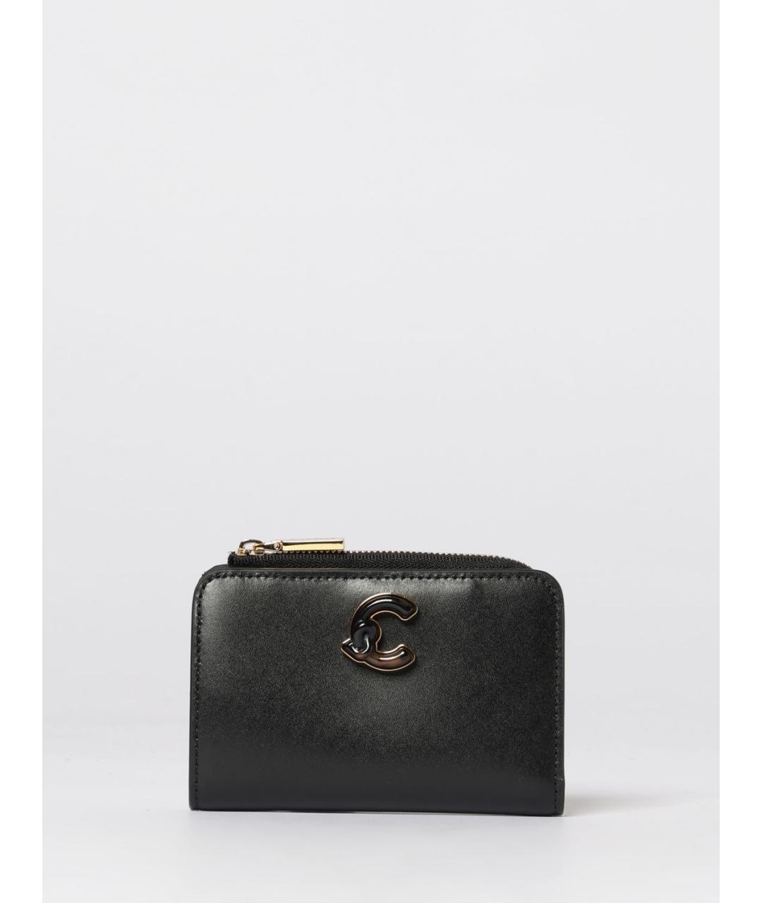 COCCINELLE Черный кожаный кошелек, фото 4