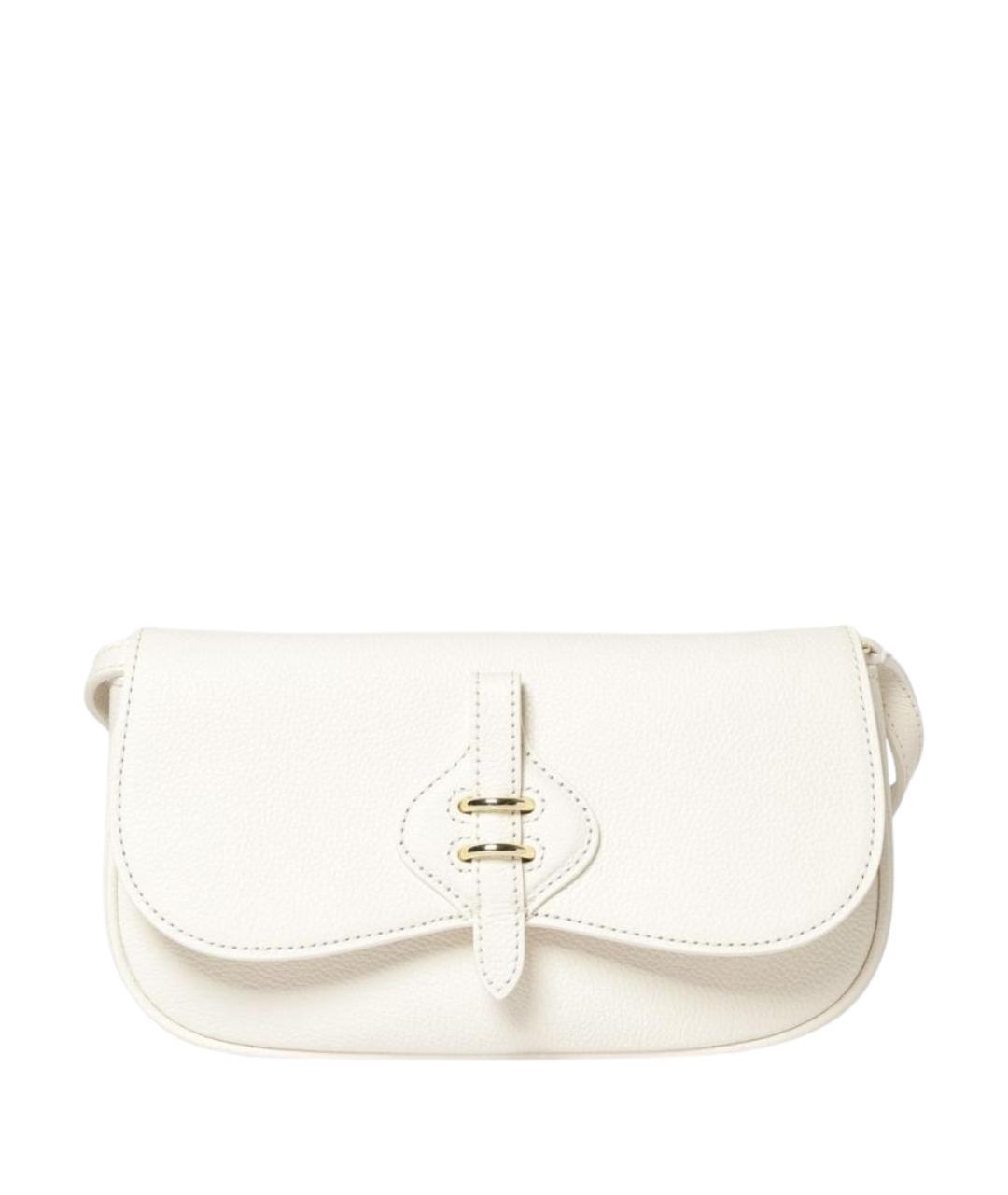 COCCINELLE Белая кожаная сумка через плечо, фото 1